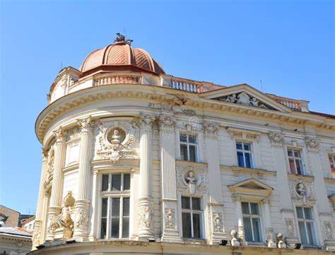Romanian architecture stock image. Image of landmark - 58180031