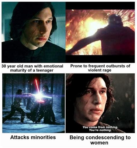 Kylo Ren Was A Neckbeard Star Wars In 2022 Star Wars Neck Beard