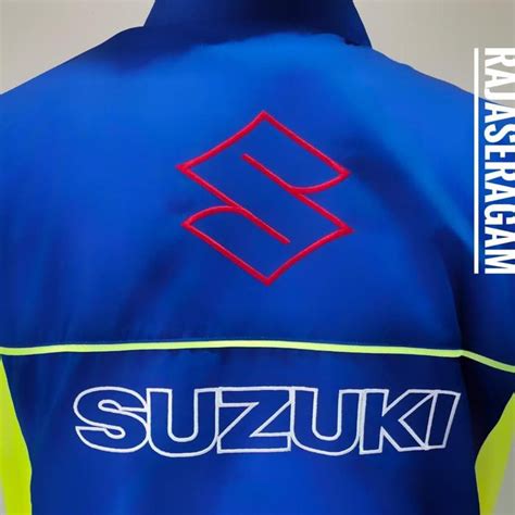 Jual Baju Seragam Otomotif Suzuki Baju Komunitas Moto Gp Kemeja Bordir