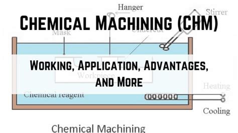 Chemical Machining Working Principle Application Advantages