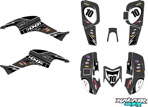 Kalair Gfx Graphics Kit For Honda Trx 400ex 2005 2007