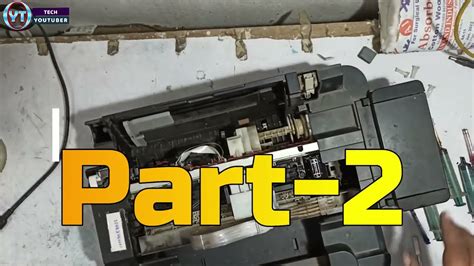 How To Repair Epson L360 Printer Head Nozzle Jam Printer Repairing Course Part 2