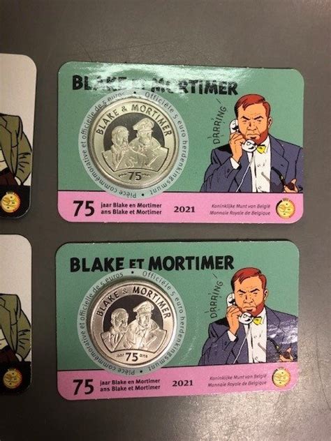 Belgium 5 Euro 2021 Blake Mortimer 4 Coincards Catawiki