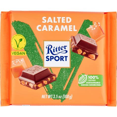 Tavoletta Cioccolato Al Caramello Salato RITTER SPORT 100 G Coop Shop