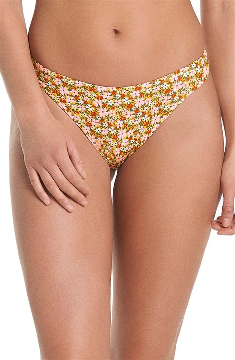 Maaji Cherry Blossom Sublimity Class Bikini Bottoms In Natural Lyst