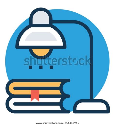 Study Corner Flat Vector Illustration Stock Vector Royalty Free