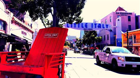 Little Italy In San Diego California Walking Tour Outdoor Dine In