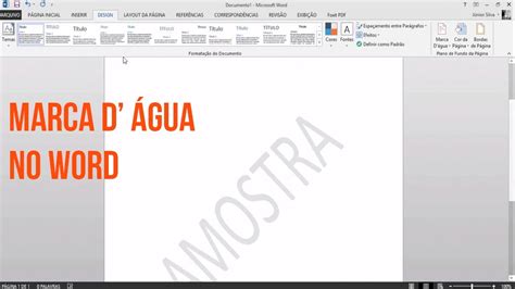 Como Colocar Marca De Agua En Word Como Colocar Marca De Agua En