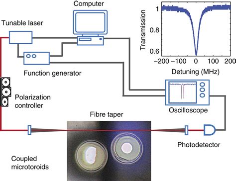 Experimental Configuration For The Coupled Wgm Microcavity System