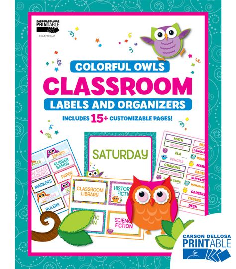 Owl Printables For Classroom