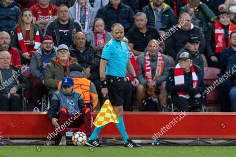 Assistant Referee Pawel Sokolnicki During Champions Editorial Stock