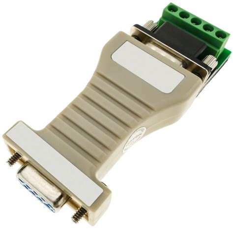 Adaptador Serie De RS232 DB9 A RS422 5 Pin Y DB9 Cablematic