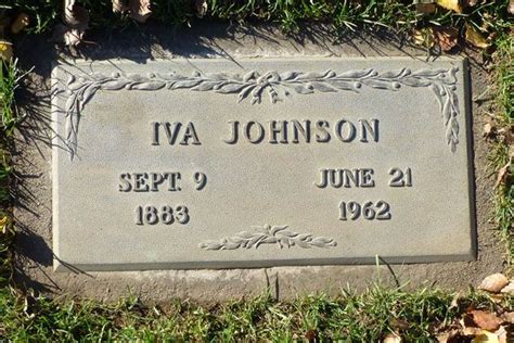 Iva Eldora Johnson 1883 1962 Homenaje De Find A Grave