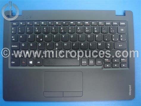 Clavier Plasturgie De Dessus Noire Pour Lenovo Ideapad S Iby