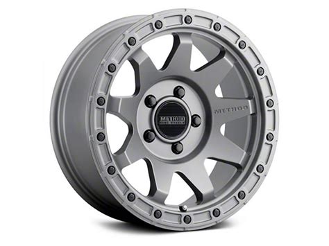 Method Race Wheels Bronco Mr317 Matte Titanium 6 Lug Wheel 20x9 18mm Offset Mr31729060818 21