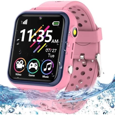 Montre Connect E Enfant Montre Intelligente Tanche Ip Avec Sos