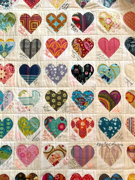 Happy Scrappy Heart Kit — Anna Maria Horner Heart Quilt Pattern