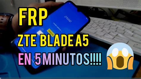 Quitar Cuenta Google ZTE Blade A5 En 5 Minutos YouTube