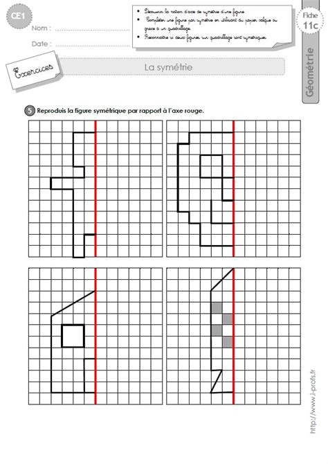 TOP37 Exercices De Symétrie Cm1 À Imprimer Images Bts cpi