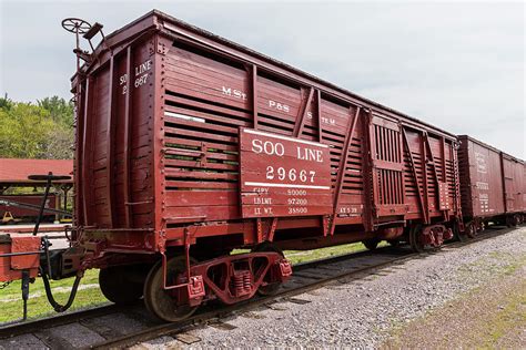 Soo Line Livestock Car 1 Photograph By John Brueske