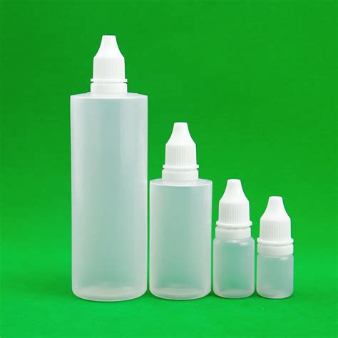 LDPE Translucent Small Mouth Drop Bottles Empty Squeezable Eye Liquid