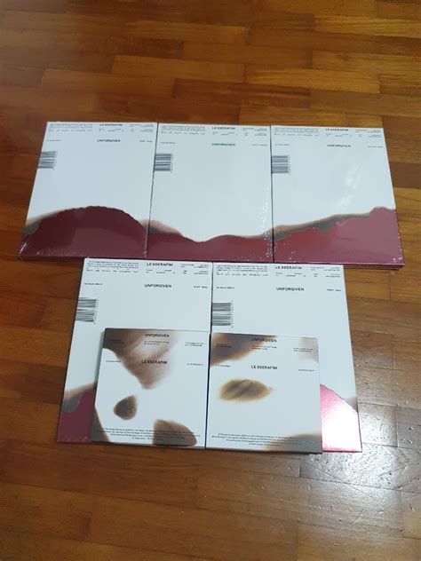 WTS LE SSERAFIM SEALED UNFORGIVEN ALBUM Lesserafim Sakura Chaewon