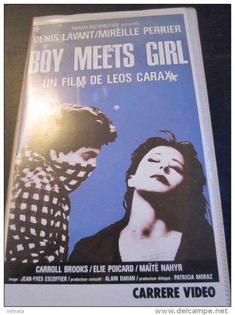 Drame Leo Carax Boy Meets Girl Cassette Vhs