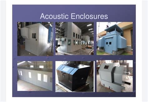 Ms White Blue Industrial Acoustic Enclosure For Noise Barriers At Rs