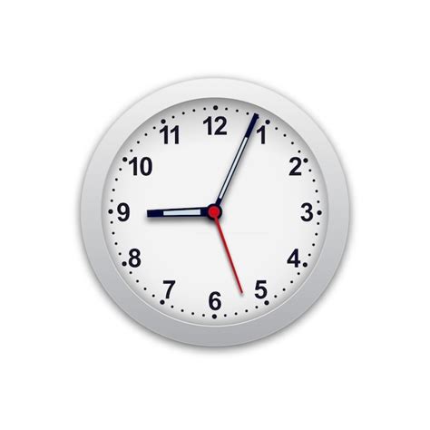 Premium Vector Realistic Illustration Of Wall Clock Monitor The Time