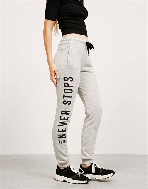 Venta Pantalones De Deporte Mujer Bershka En Stock