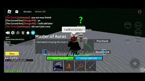 Bloxfruitmaster Of Aura Legendary Colour Robloxbloxfruit Youtube