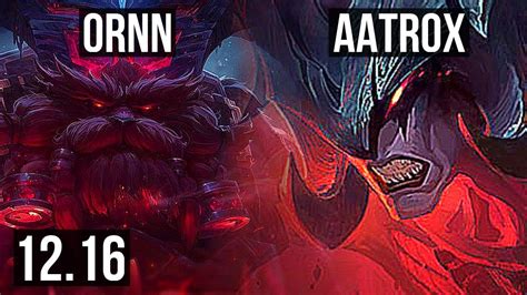 Ornn Vs Aatrox Top 2 0 10 1500 Games 1 1m Mastery Euw Master