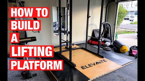 How To Build A Lifting Platform Youtube