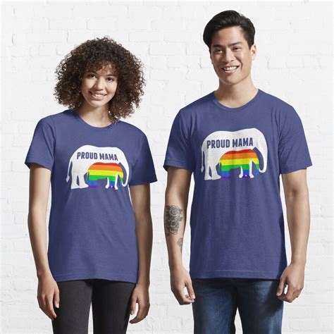 Proud Lgbtq Mama Elephant For A Gay Pride Mom T Shirt For Sale By