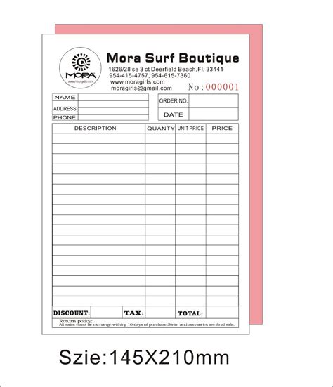 Low Cost A5 Ncr Pads Printing