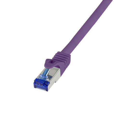 C Ble R Seau Logilink Ultraflex Cat 6a S Ftp Violetat 1 M Leroy