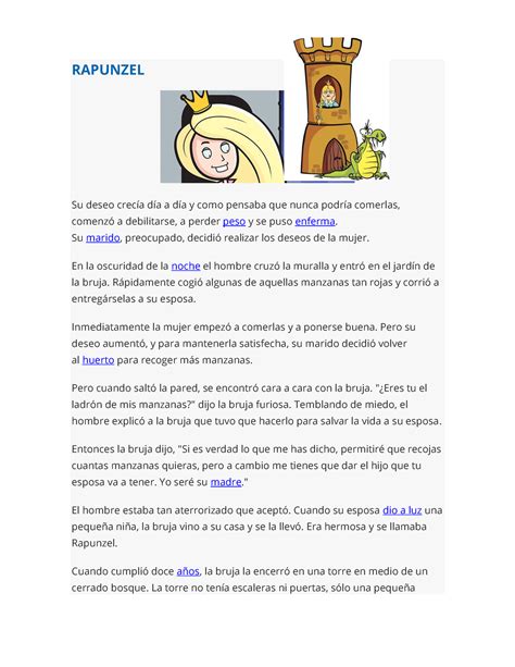 Texto Rapunzel Interpretação BRAINCP