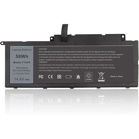 Amazon F7HVR 062VNH G4YJM T2T3J Laptop Battery For DELL Dell