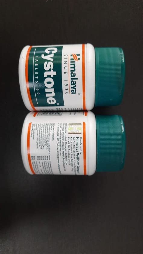 Himalaya Cystone Tablets 60 At Rs 160 Bottle Himalaya Cystone Tablet