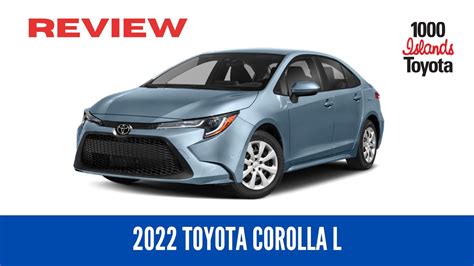 Toyota Corolla L Cvt Celestite Silver Review Brockville Ontario