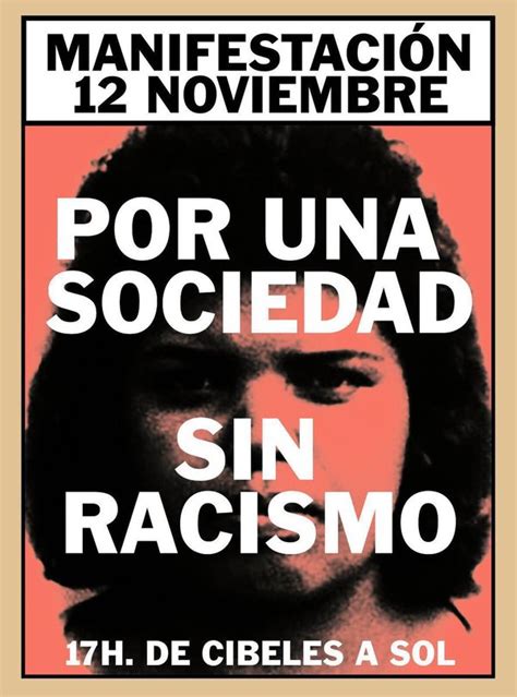 Racismo Por Una Sociedad Sin Racismo P Blico