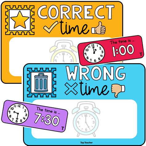 Telling Time Task Cards Time Check Top Teacher