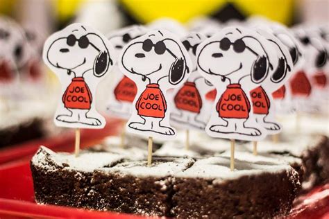 Snoopy Birthday Party Ideas Photo 8 Of 25 Catch My Party