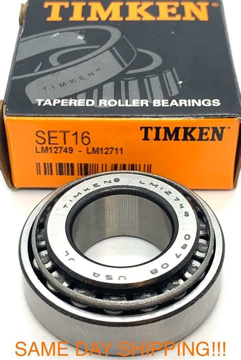 Timken Set Set Bearing Cone Cup Lm Lm Same Day