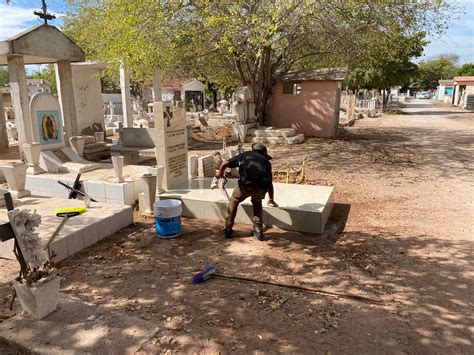 Las pilas ya tienen agua Listos los panteones de Ahome para el Día de