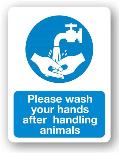 Wash Hands After Use Sign