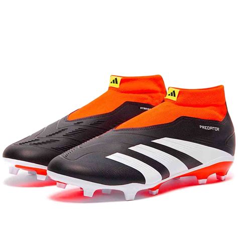 Adidas Predator Laceless League Fg Core Black Ftwr White With Solar