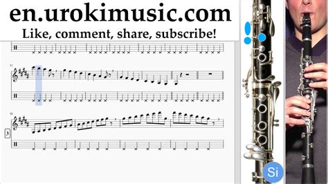 How To Play Clarinet Sia Cheap Thrills Tabs Part 1 Um I352 Youtube