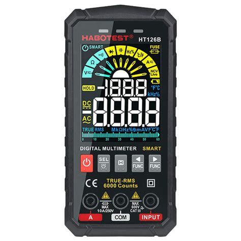 Habotest Ht B Digital Universal Multimeter M Lygte Dkk