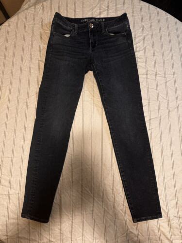 American Eagle Jeggings Womens Size 4 Super Super Stretch X4 Dark Wash